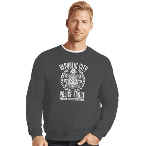 Shirts Crewneck Sweater, Unisex / Small / Charcoal Metal Is Enduring