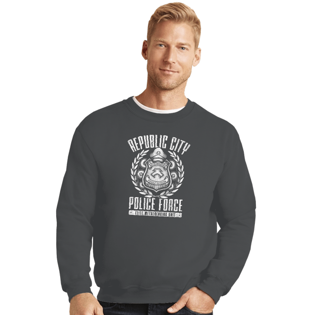 Shirts Crewneck Sweater, Unisex / Small / Charcoal Metal Is Enduring