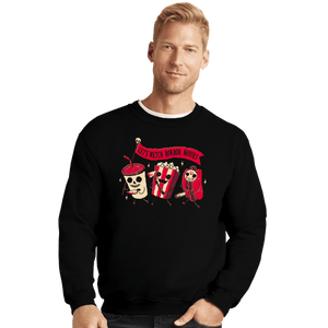 Daily_Deal_Shirts Crewneck Sweater, Unisex / Small / Black Midnight Movie