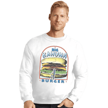 Load image into Gallery viewer, Shirts Crewneck Sweater, Unisex / Small / White Big Kahuna Burger
