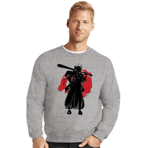 Shirts Crewneck Sweater, Unisex / Small / Sports Grey Crimson yamato
