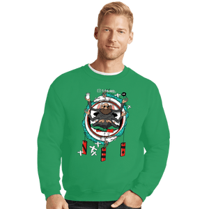 Shirts Crewneck Sweater, Unisex / Small / Irish Green Bathhouse Crest