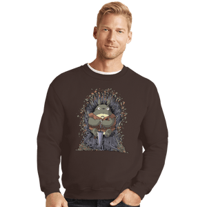 Shirts Crewneck Sweater, Unisex / Small / Dark Chocolate The Umbrella Throne