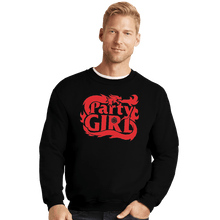 Load image into Gallery viewer, Shirts Crewneck Sweater, Unisex / Small / Black Party Girl
