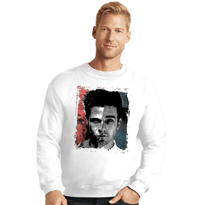 Secret_Shirts Crewneck Sweater, Unisex / Small / White Split Secret Sale