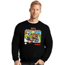 Load image into Gallery viewer, Daily_Deal_Shirts Crewneck Sweater, Unisex / Small / Black SuperJurassic Kart

