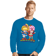 Load image into Gallery viewer, Shirts Crewneck Sweater, Unisex / Small / Sapphire Besties
