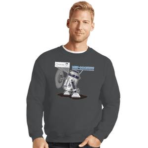 Shirts Crewneck Sweater, Unisex / Small / Charcoal R2Captcha