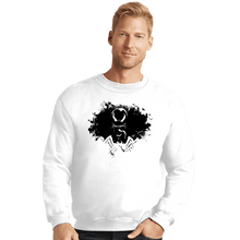 Load image into Gallery viewer, Shirts Crewneck Sweater, Unisex / Small / White The Symbiote Ink
