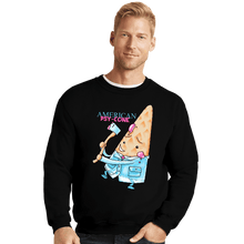Load image into Gallery viewer, Secret_Shirts Crewneck Sweater, Unisex / Small / Black Psy Cone
