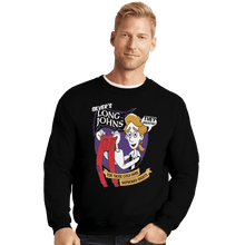 Load image into Gallery viewer, Shirts Crewneck Sweater, Unisex / Small / Black Silver&#39;s Long Johns
