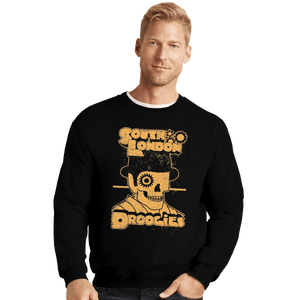 Shirts Crewneck Sweater, Unisex / Small / Black South London Droogies