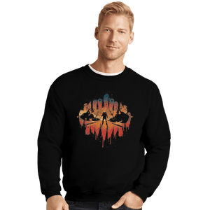 Shirts Crewneck Sweater, Unisex / Small / Black The Shaped Halloween