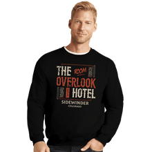 Load image into Gallery viewer, Shirts Crewneck Sweater, Unisex / Small / Black Sidewinder Colorado Hotel
