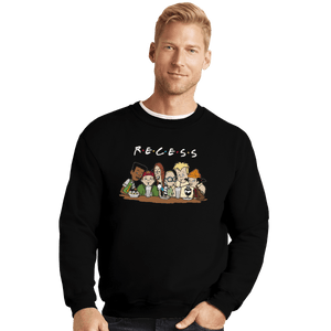 Shirts Crewneck Sweater, Unisex / Small / Black Recess