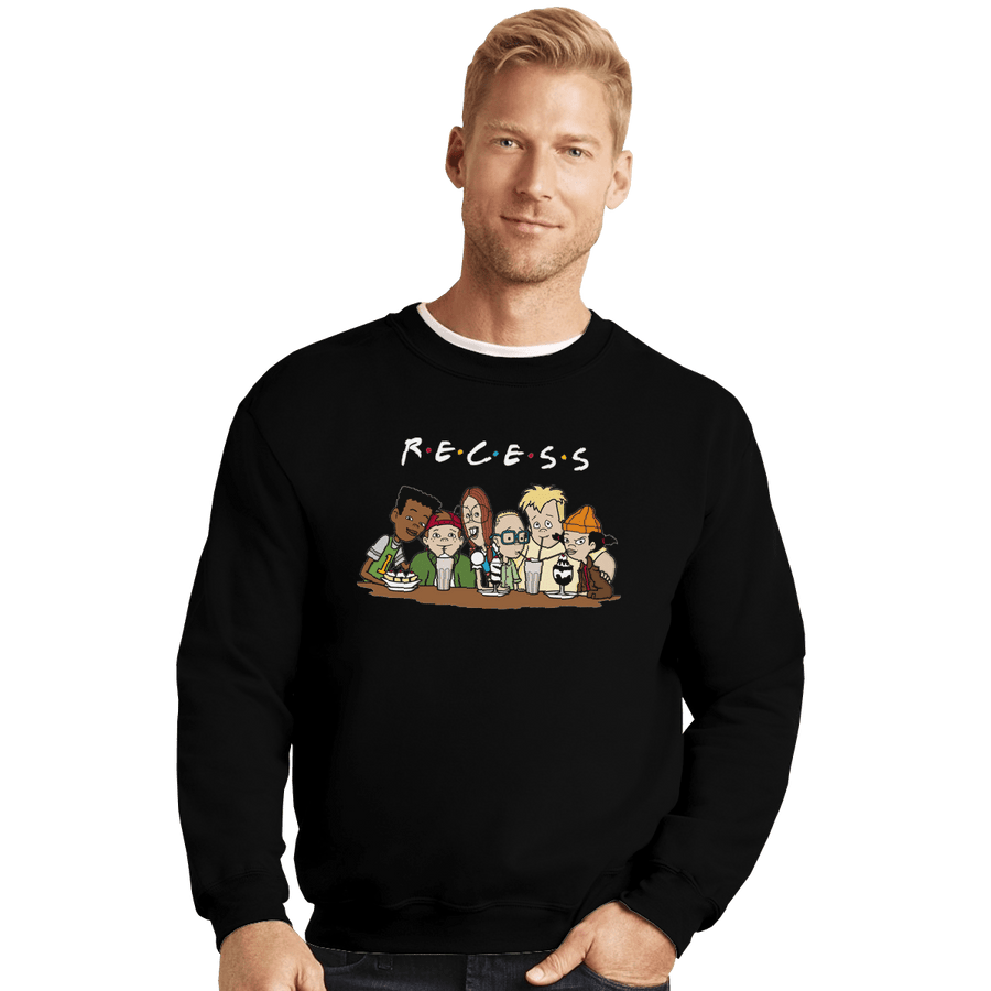 Shirts Crewneck Sweater, Unisex / Small / Black Recess