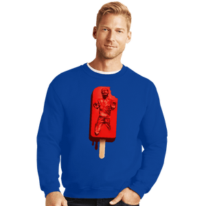 Daily_Deal_Shirts Crewneck Sweater, Unisex / Small / Royal Blue Han Pop