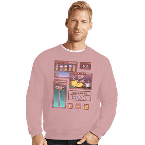 Daily_Deal_Shirts Crewneck Sweater, Unisex / Small / Pink Cards And Aesthetic