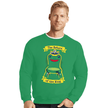Load image into Gallery viewer, Daily_Deal_Shirts Crewneck Sweater, Unisex / Small / Irish Green Froggy Chair Returns

