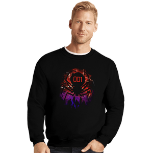 Daily_Deal_Shirts Crewneck Sweater, Unisex / Small / Black Running Up