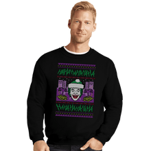 Load image into Gallery viewer, Shirts Crewneck Sweater, Unisex / Small / Black HAHAHAHA Christmas
