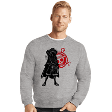 Load image into Gallery viewer, Shirts Crewneck Sweater, Unisex / Small / Sports Grey Crimson Yonko
