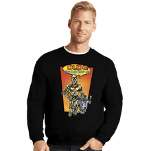 Load image into Gallery viewer, Secret_Shirts Crewneck Sweater, Unisex / Small / Black Where is the Master Luke
