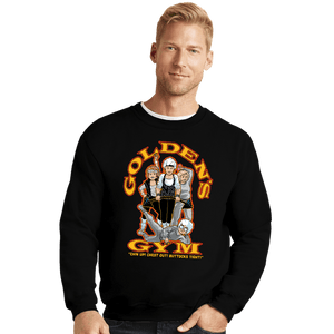 Secret_Shirts Crewneck Sweater, Unisex / Small / Black Goldens Gym