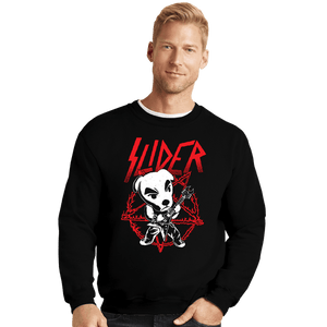 Secret_Shirts Crewneck Sweater, Unisex / Small / Black KK Slider King