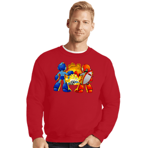 Secret_Shirts Crewneck Sweater, Unisex / Small / Red Robrofist