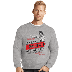 Secret_Shirts Crewneck Sweater, Unisex / Small / Sports Grey Dalton Martial Arts