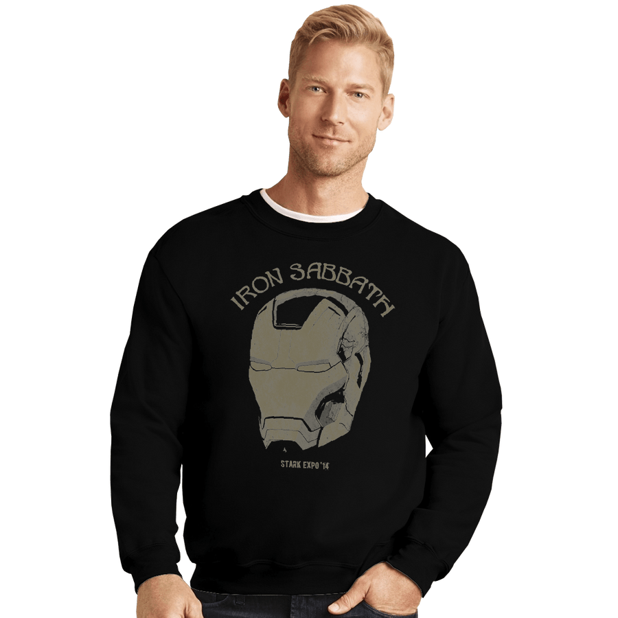 Shirts Crewneck Sweater, Unisex / Small / Black Iron Sabbath