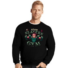 Load image into Gallery viewer, Secret_Shirts Crewneck Sweater, Unisex / Small / Black Tanjiro Slayers Gym
