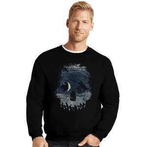 Daily_Deal_Shirts Crewneck Sweater, Unisex / Small / Black Cove Explorers