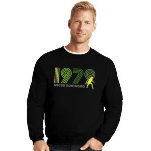 Daily_Deal_Shirts Crewneck Sweater, Unisex / Small / Black USCSS Nostromo 1979