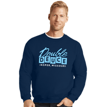 Load image into Gallery viewer, Secret_Shirts Crewneck Sweater, Unisex / Small / Navy Double Deuce!
