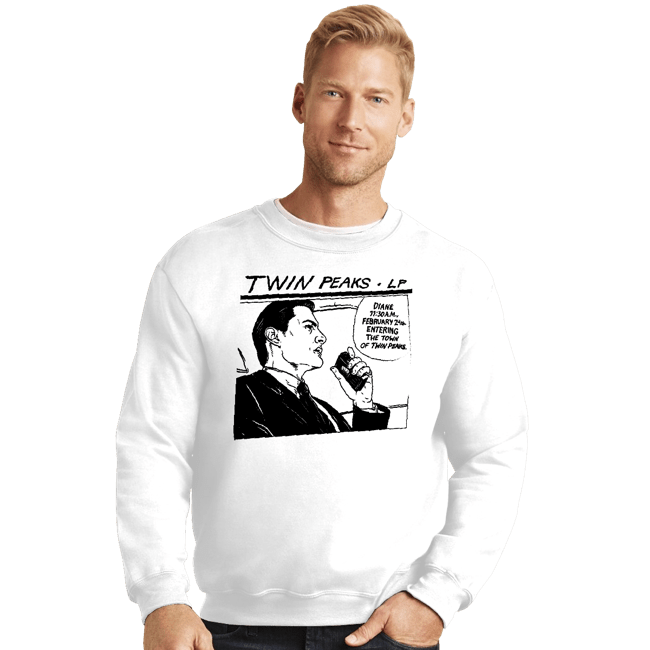 Secret_Shirts Crewneck Sweater, Unisex / Small / White The Twin Peaks LP