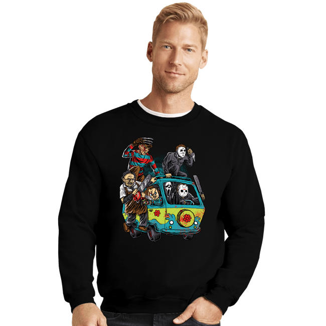 Secret_Shirts Crewneck Sweater, Unisex / Small / Black The Massacre Machine