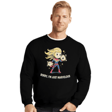 Load image into Gallery viewer, Shirts Crewneck Sweater, Unisex / Small / Black Marvelous
