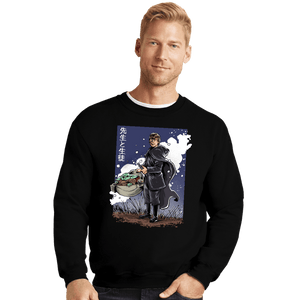 Secret_Shirts Crewneck Sweater, Unisex / Small / Black Rebel And Cub