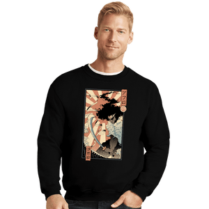 Secret_Shirts Crewneck Sweater, Unisex / Small / Black AfroSamurai