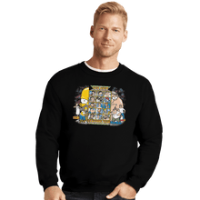Load image into Gallery viewer, Secret_Shirts Crewneck Sweater, Unisex / Small / Black Clash Of Toon Dads Secret Sale
