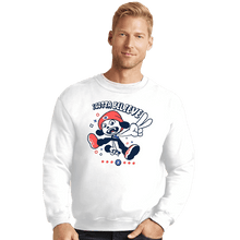 Load image into Gallery viewer, Shirts Crewneck Sweater, Unisex / Small / White PaRappa the Rapper!
