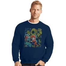 Load image into Gallery viewer, Daily_Deal_Shirts Crewneck Sweater, Unisex / Small / Navy Mystery Dive
