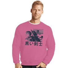 Load image into Gallery viewer, Shirts Crewneck Sweater, Unisex / Small / Azalea The Black Swordsman
