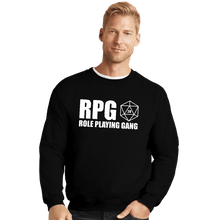 Load image into Gallery viewer, Shirts Crewneck Sweater, Unisex / Small / Black Role Playing Gang
