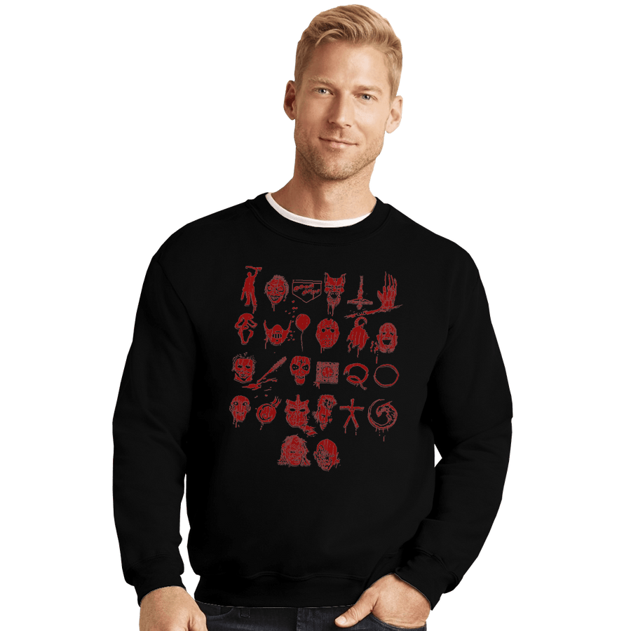 Shirts Crewneck Sweater, Unisex / Small / Black ABCs Of Horror