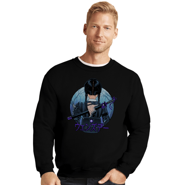 Secret_Shirts Crewneck Sweater, Unisex / Small / Black Autumn Wednesday.