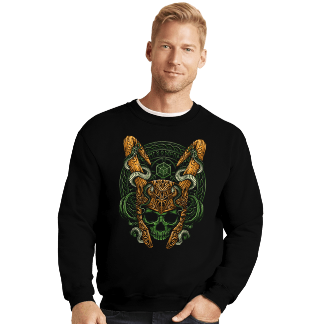 Shirts Crewneck Sweater, Unisex / Small / Black Madness And Mischief