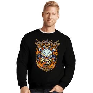 Shirts Crewneck Sweater, Unisex / Small / Black Beholder Crest